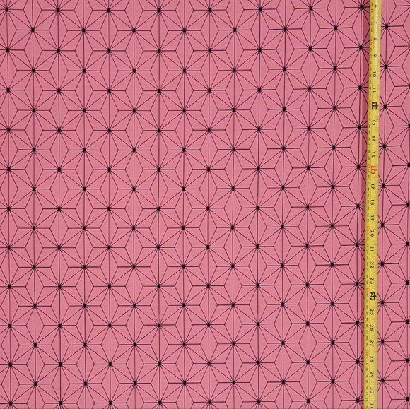 DEMON SLAYER NEZUKO PATTERN ANIME 1 YARD FABRIC - Picture 3 of 4